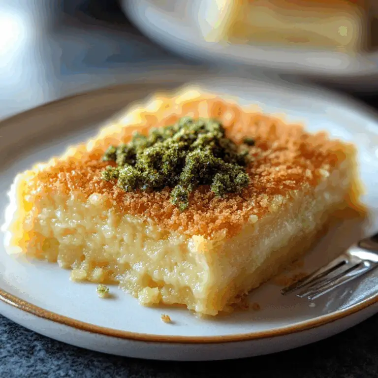 Indulge in This Authentic Knafeh Recipe Delight