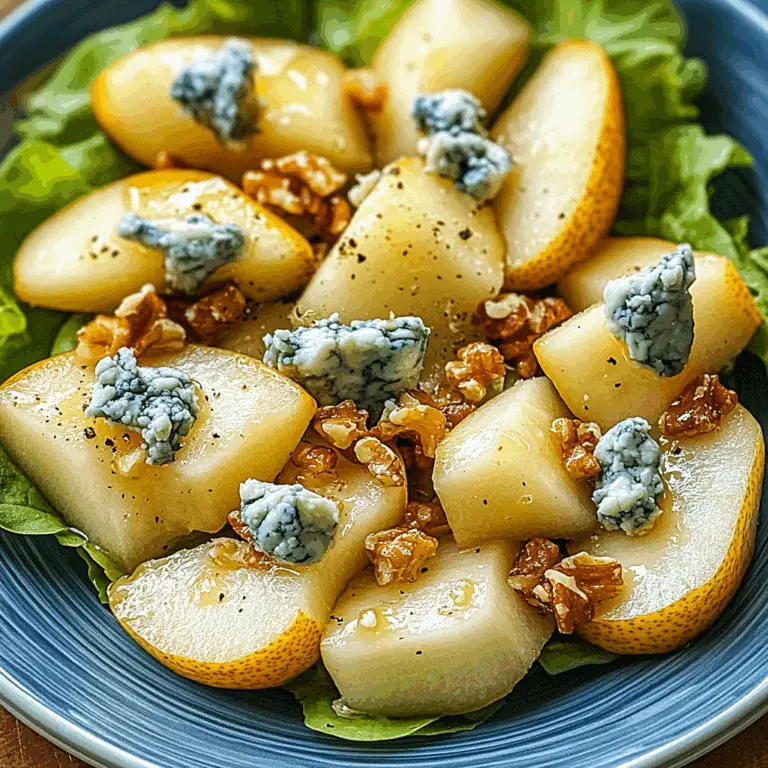 Irresistible Barefoot Contessa Pear and Blue Cheese Salad