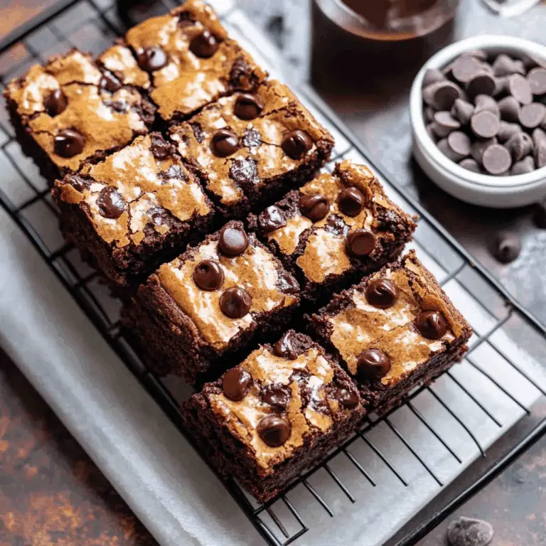 Indulge in Chocolate Chip Cookie Brownies Delightfully Decadent