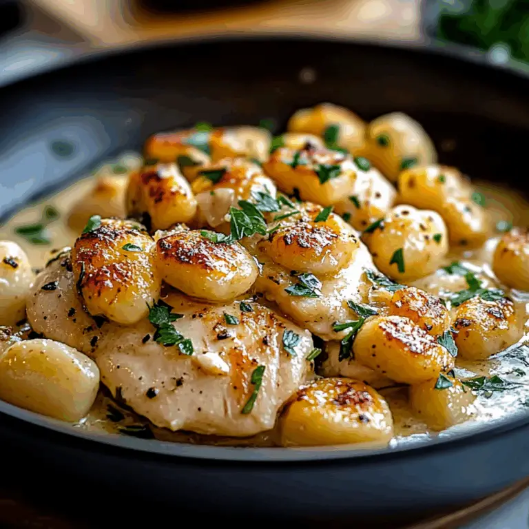 Irresistible Creamy Garlic Chicken Gnocchi Skillet Recipe