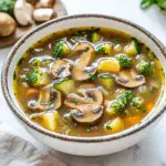 Delightful Easy 30-Minute Mushroom Vegetable Soup