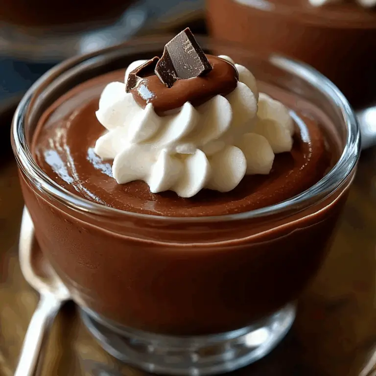 Decadent Homemade Chocolate Pudding Recipe - Pure Bliss