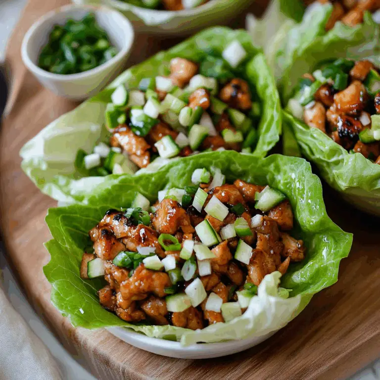Irresistible Hot Honey Chicken Lettuce Wraps Recipe