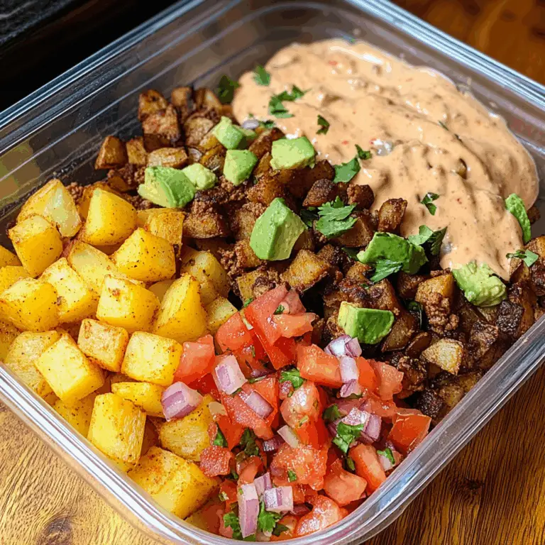 Irresistible Loaded Potato Taco Bowl Meal Prep Recipe