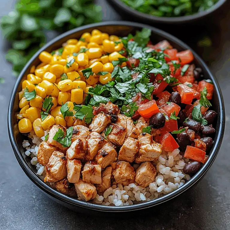 Irresistible One-Pan Chicken Burrito Bowl Recipe