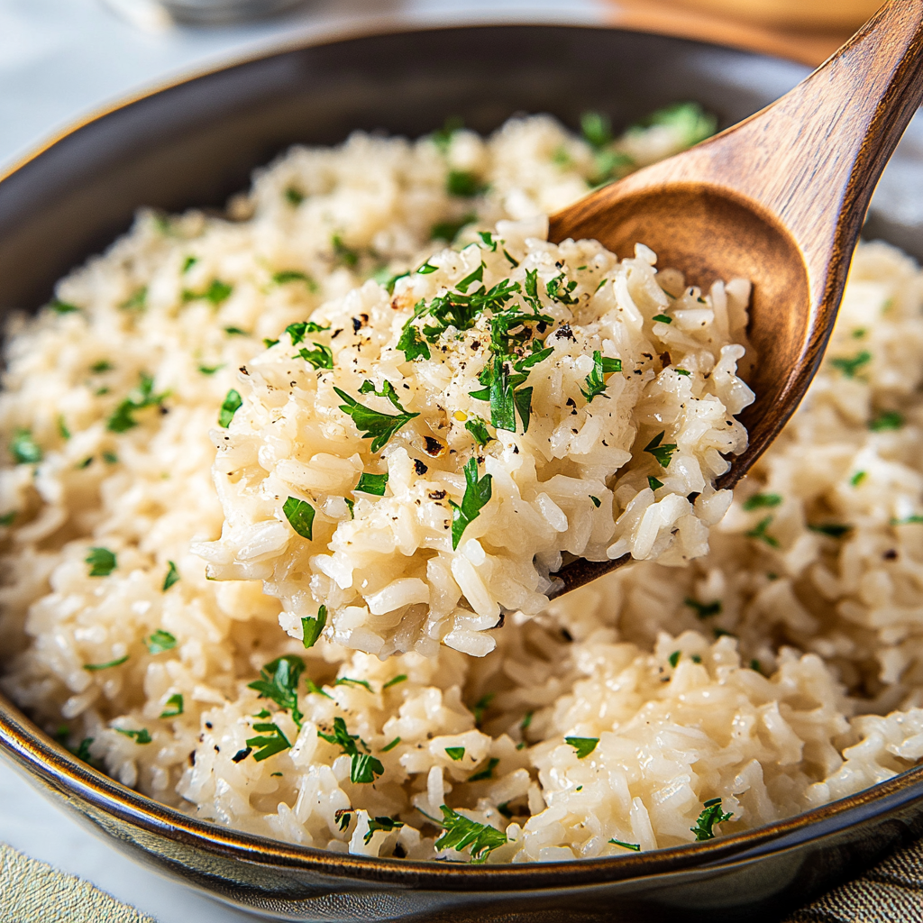 Irresistible Parmesan Garlic Rice: A Cozy Side Dish Recipe