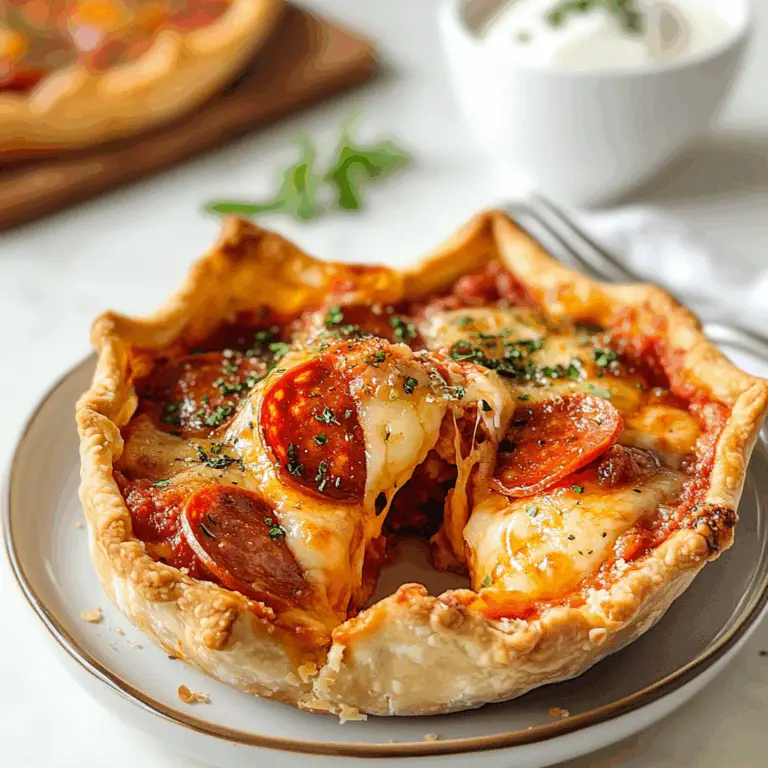 Irresistible Pizza Pot Pie Recipe for Comforting Nights