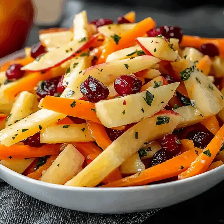 Refreshing Apple Cranberry Carrot Salad - A Flavorful Delight