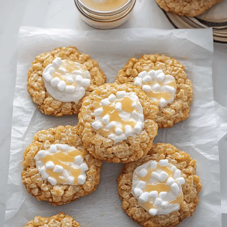 Delightful Rice Krispie Treat Cookies with Marshmallows