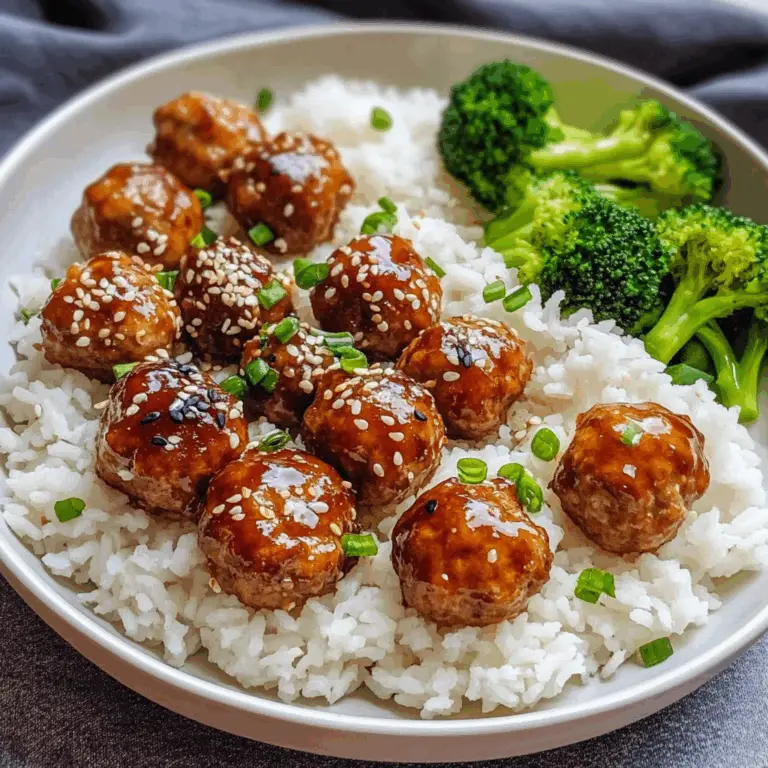 Irresistible Teriyaki Chicken Meatballs Recipe to Savor