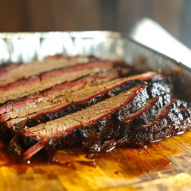 Authentic Texas-Style Smoked BBQ Brisket