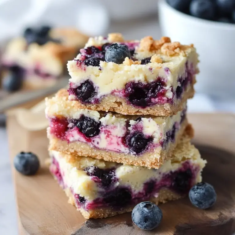 Blueberry Cream Cheese Bars