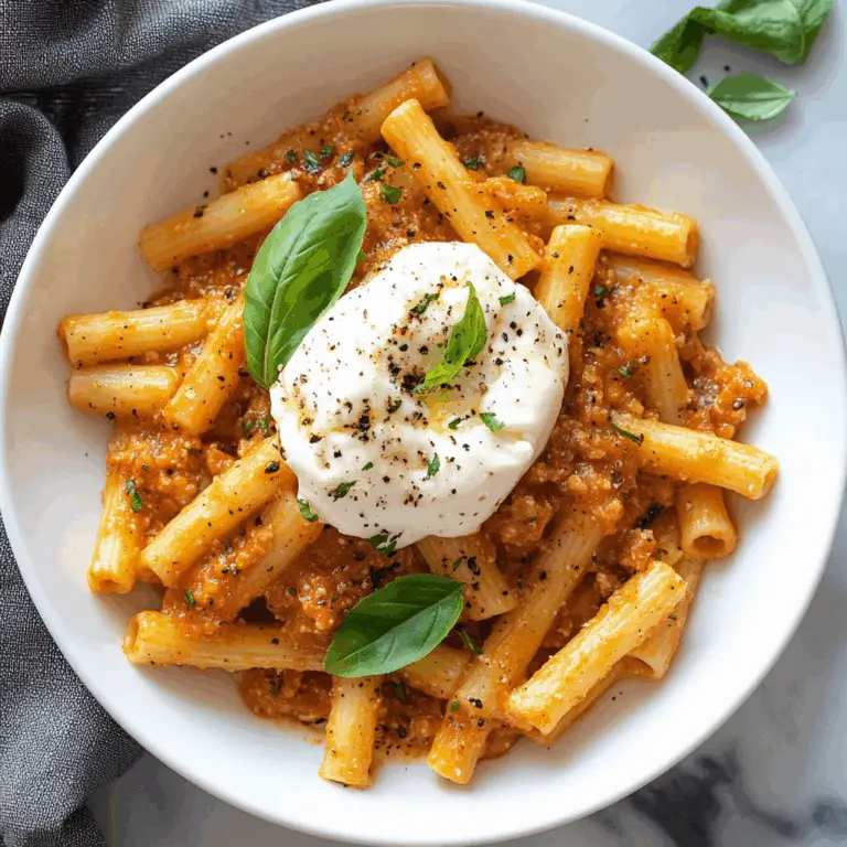 Creamy Burrata Pasta: A Flavor-Packed Delight