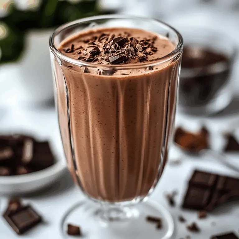 Indulge in a Guilt-Free Cottage Cheese Chocolate Smoothie