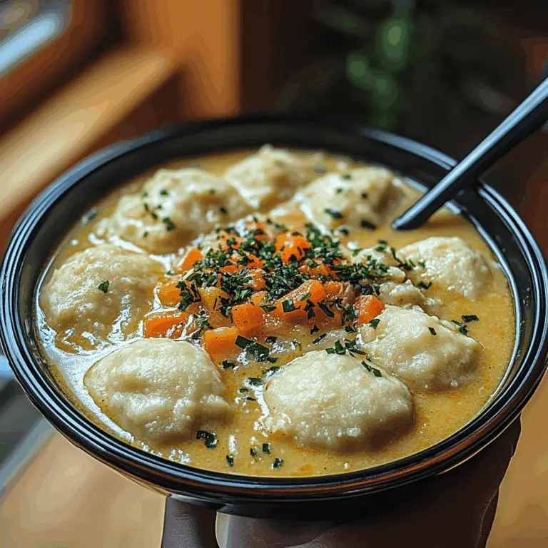 Cozy Chicken & Dumplings Soup: A Comforting Delight
