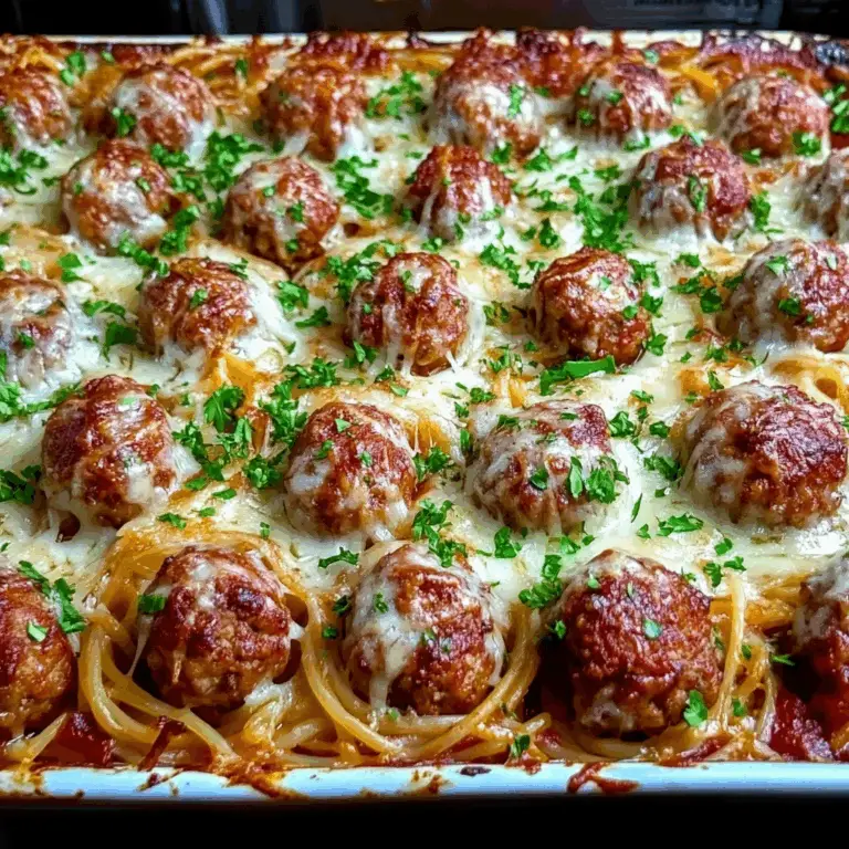Easy Dump And Bake Meatball Casserole Recipe Delight