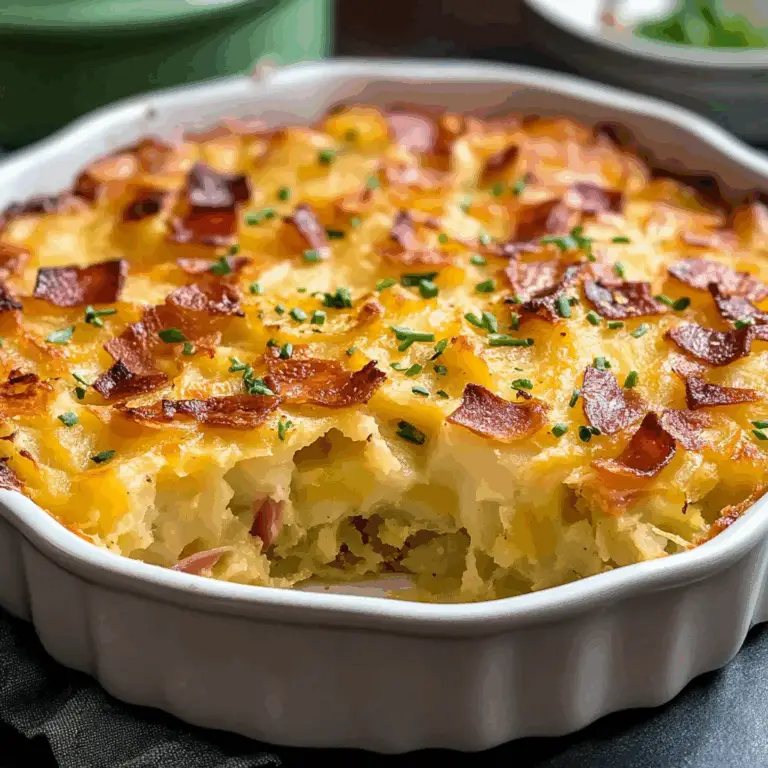 Creamy Easy Twice Baked Potato Casserole Recipe Delight