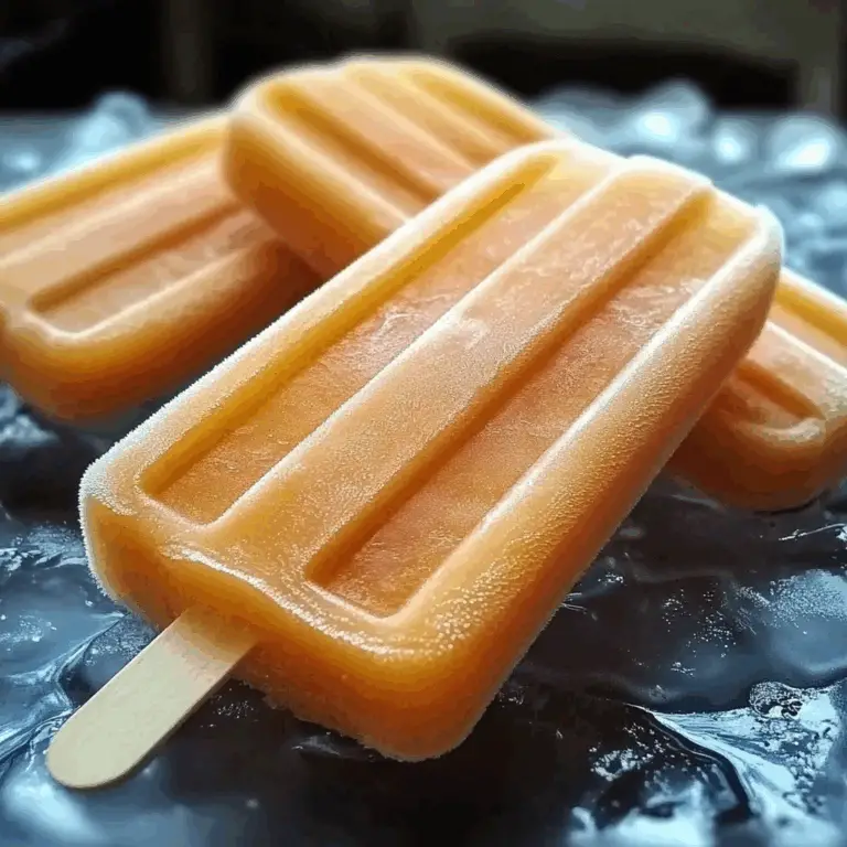 Refreshing Frozen Peach Pops: A Sweet Summer Treat