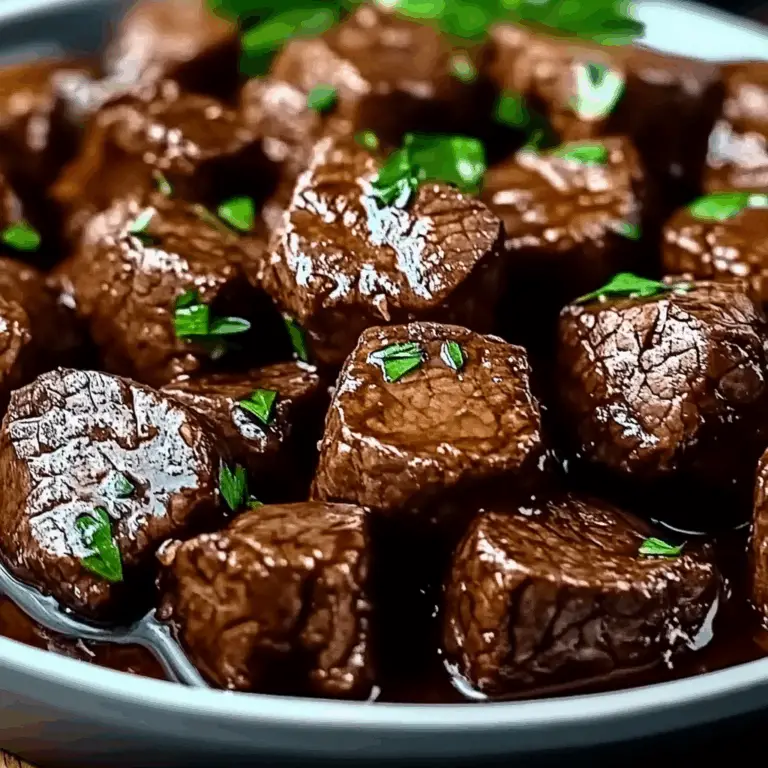 Irresistible Slow-Simmered Garlic Butter Steak Bites