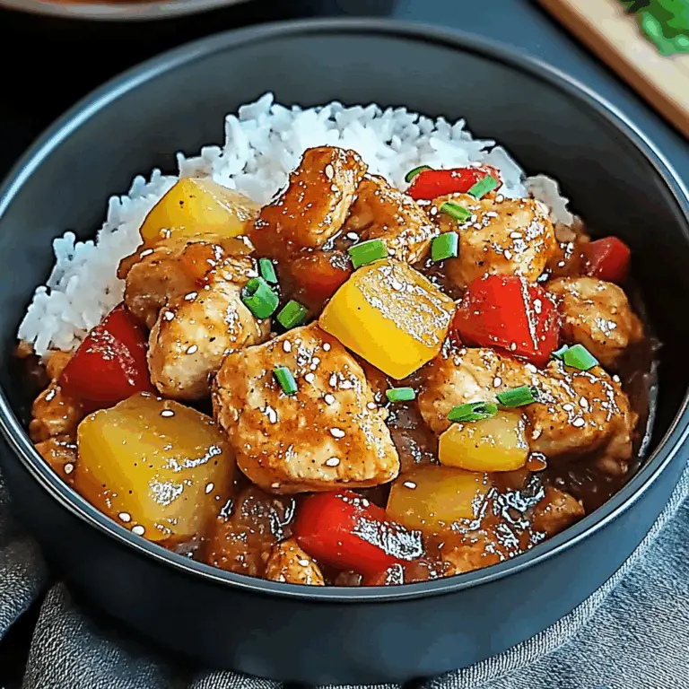 Irresistible Slow Cooker Hawaiian Chicken Recipe Delight