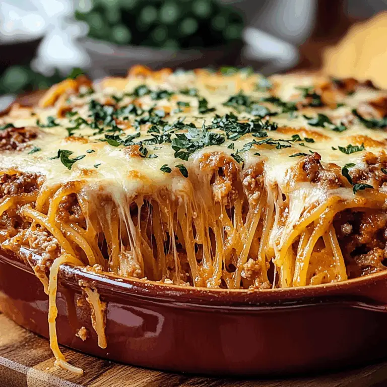 Irresistible Spaghetti Casserole: Comfort Food Delight
