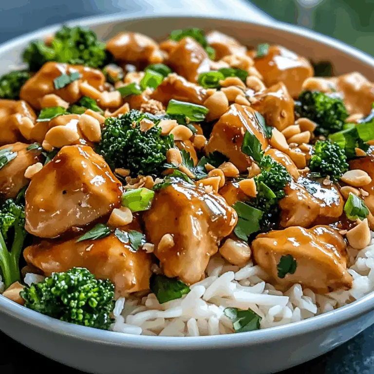 Ultimate Thai Peanut Chicken: A Spicy Flavor Bomb Recipe