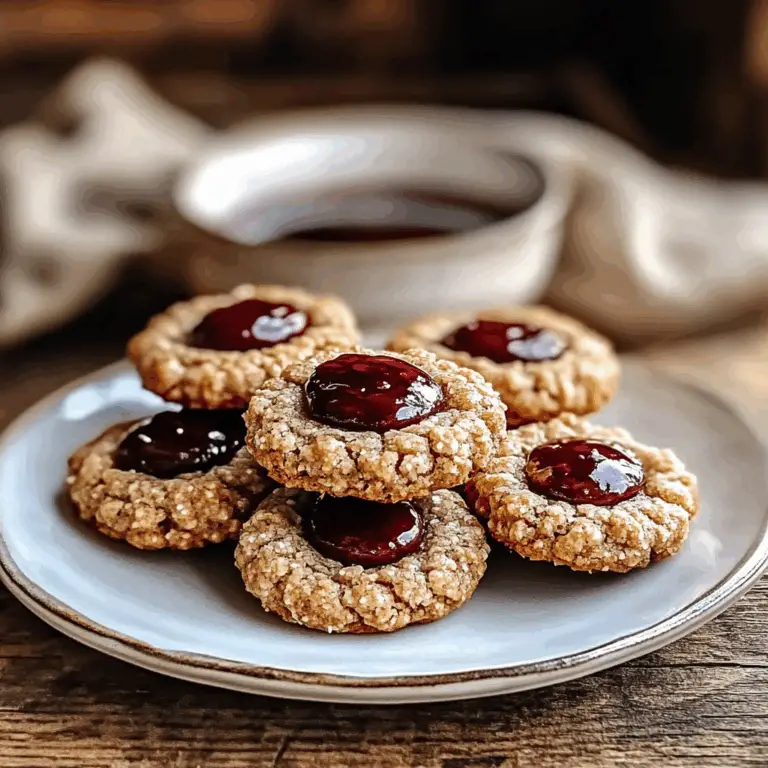 Delicious Thumbprint Cookies: A Sweet Nostalgic Treat