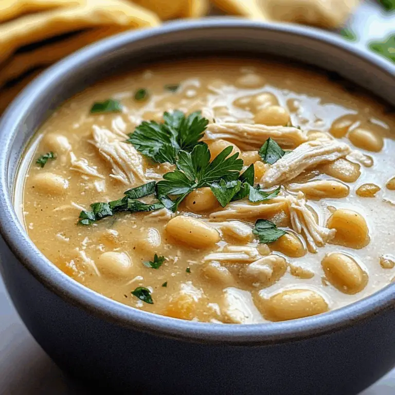 Cozy White Chicken Chili Recipe for Ultimate Comfort