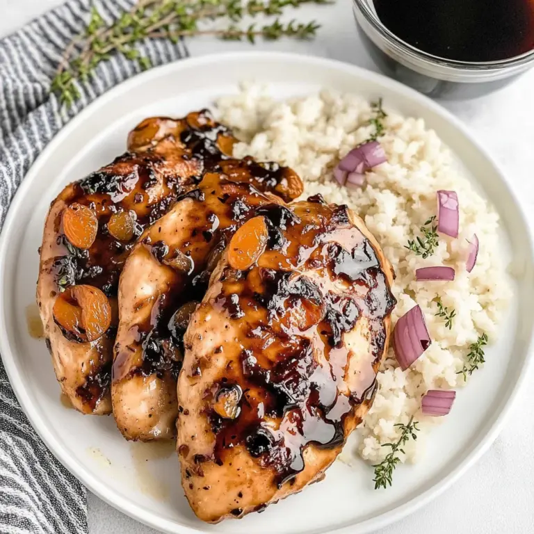 Apricot- Balsamic Chicken