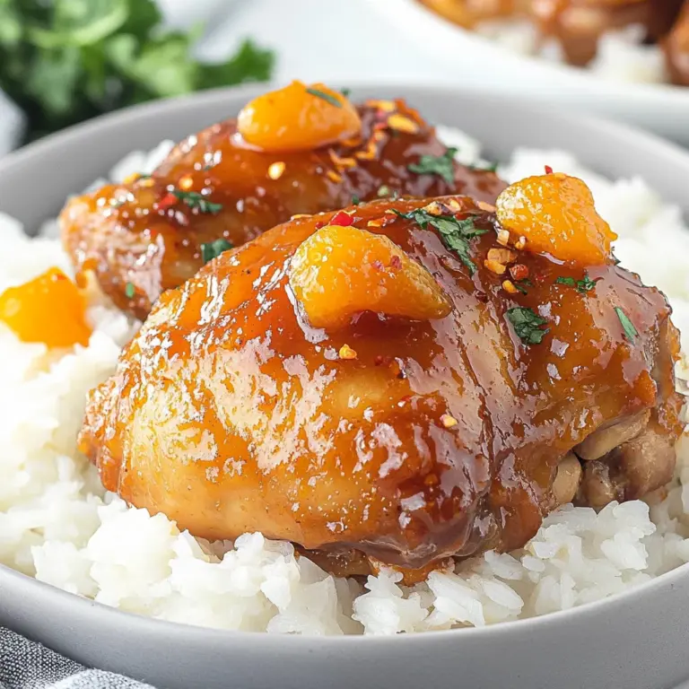 Crockpot Apricot Chicken