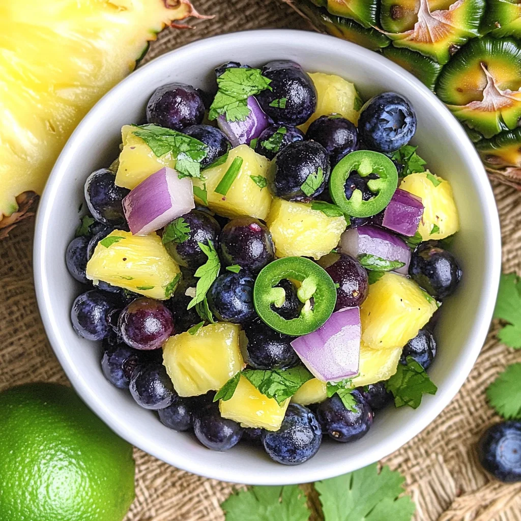 Easy Blueberry Salsa Recipe