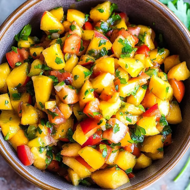 Fresh Peach Salsa