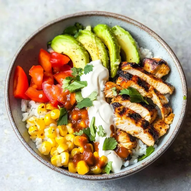 Grilled Chicken Burrito Bowls