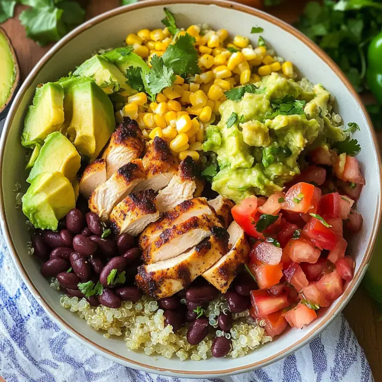 Grilled Chicken Burrito Bowls with Avocado Salsa
