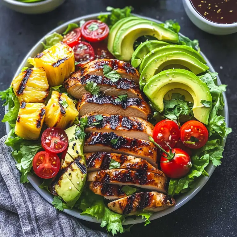 Grilled Teriyaki Chicken Salad