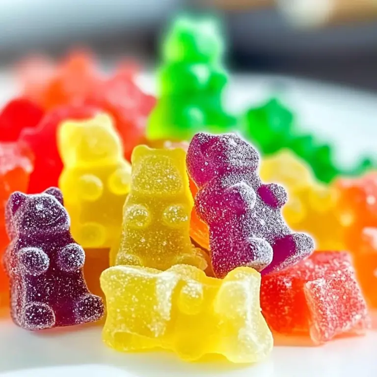 Homemade Gummy Bears (Only 3 Ingredients!)