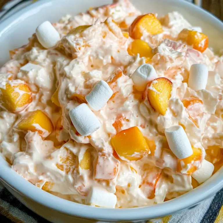 Millionaire Peach Salad Recipe