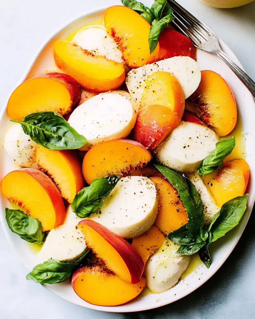 Peach Caprese Salad