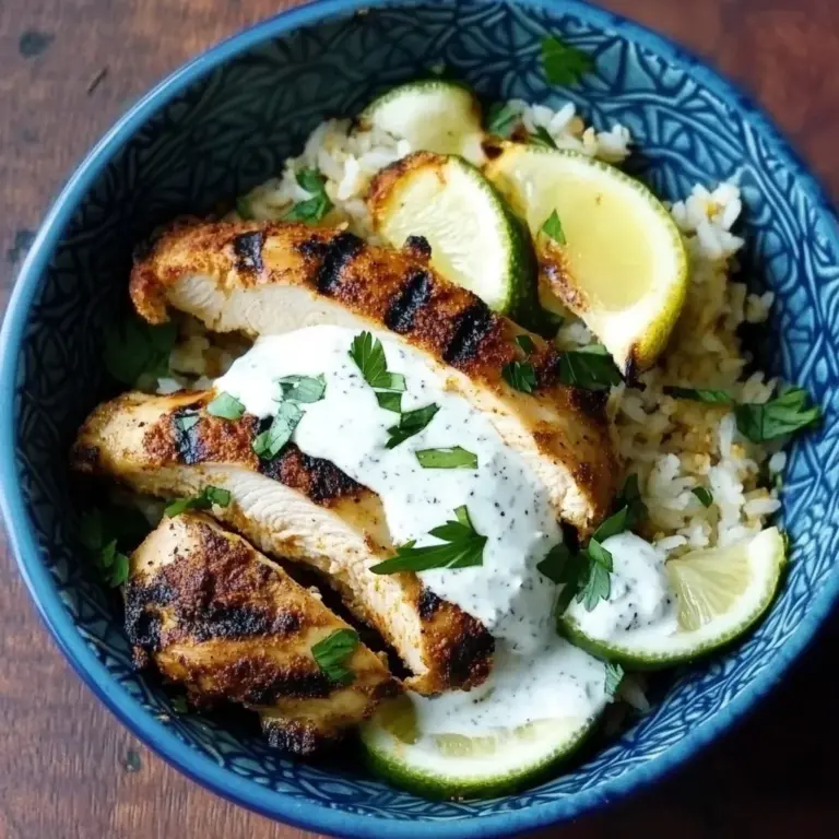 Shawarma-Spiced Grilled Chicken with Garlic Yogurt Sauce