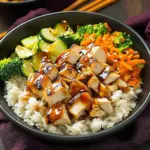 Teriyaki Grilled Chicken and Veggie Rice Bowls