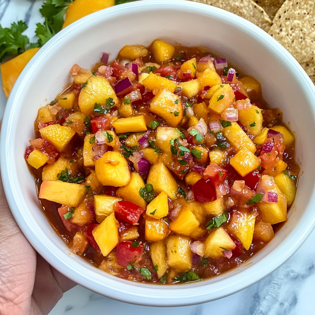 Peach Mango Salsa
