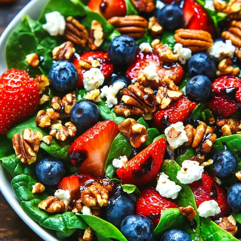 15-Minute Strawberry Spinach Salad