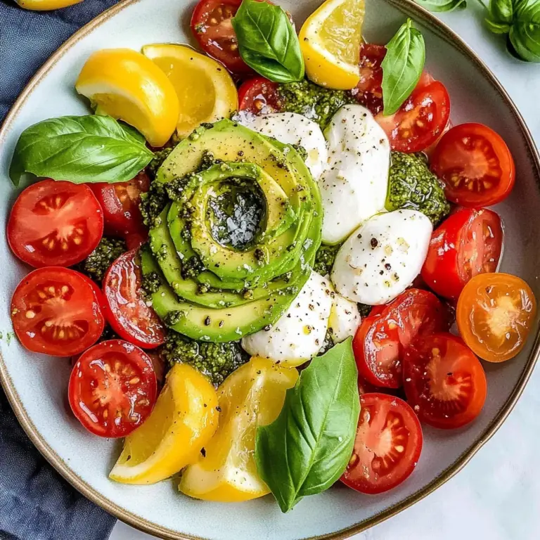 Avocado Caprese Salad
