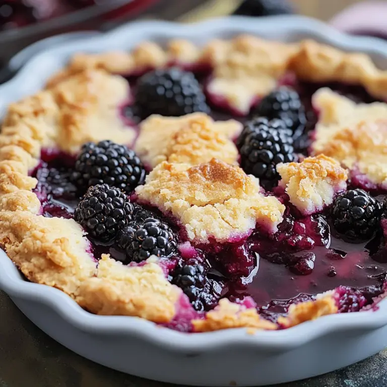 Blackberry Cobbler Recipe