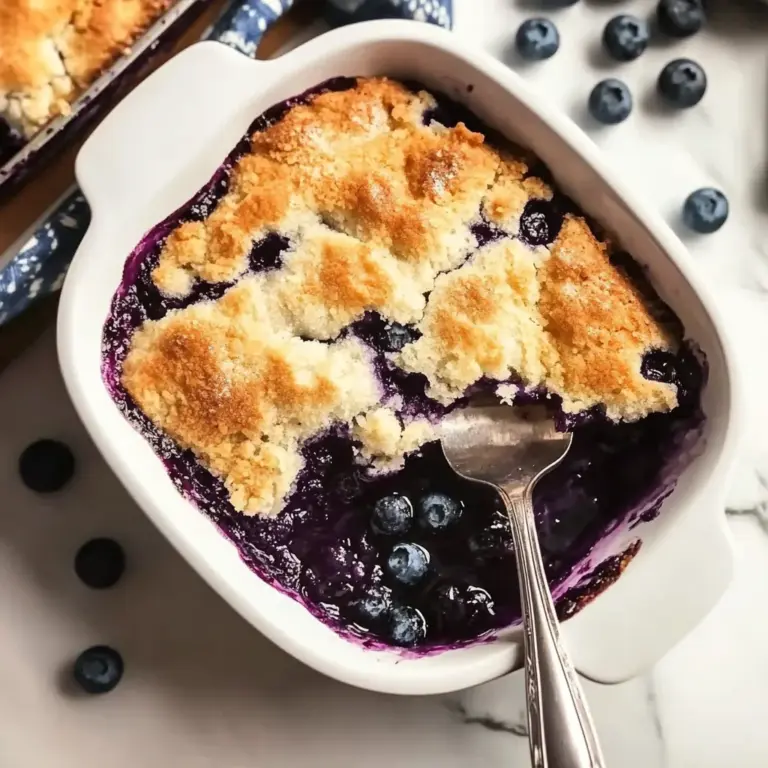 Blueberry Cobbler Recipe