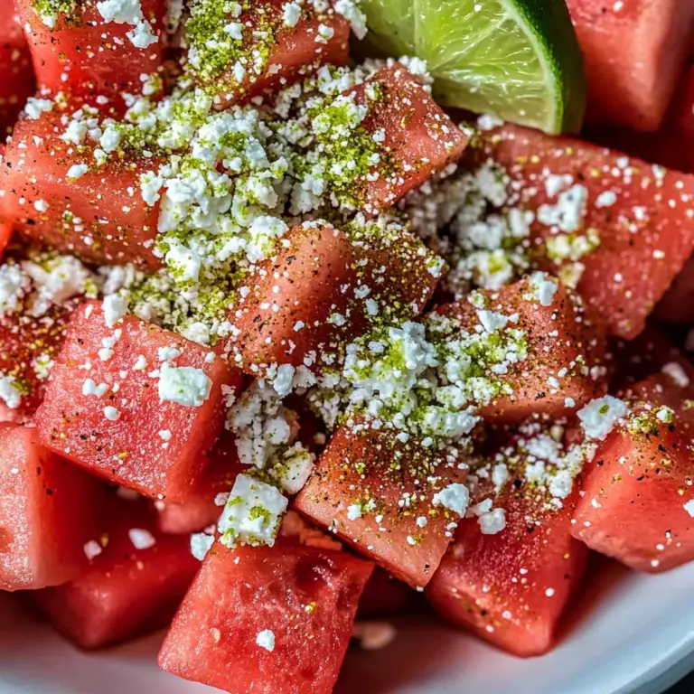 Easy Mexican Watermelon Salad