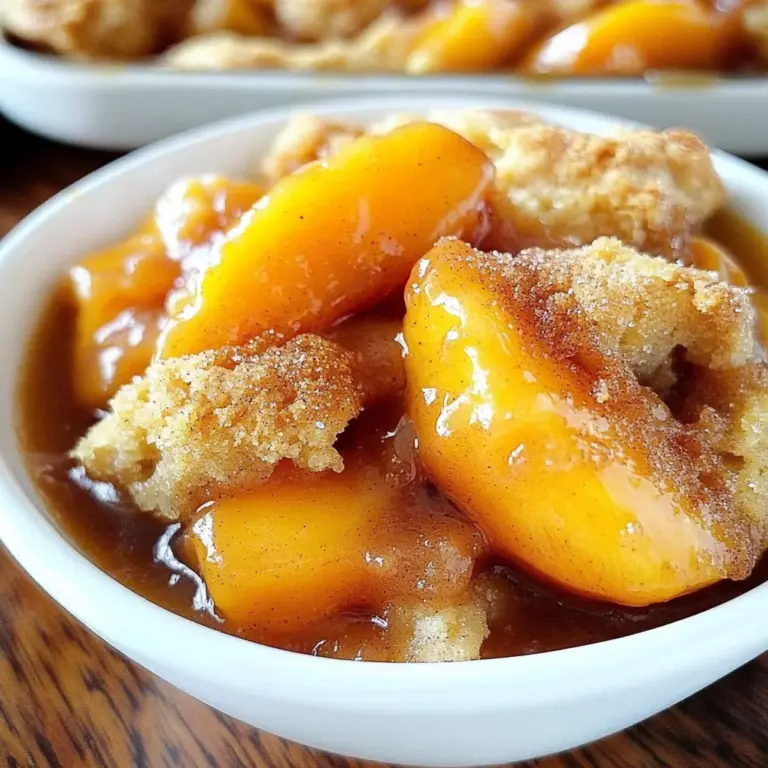 Fresh Peach Cobbler