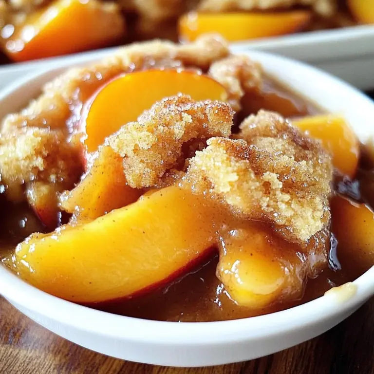 Fresh Peach Cobbler