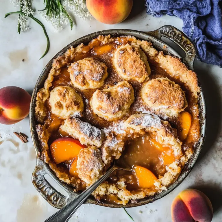 Gramma's Peach Cobbler