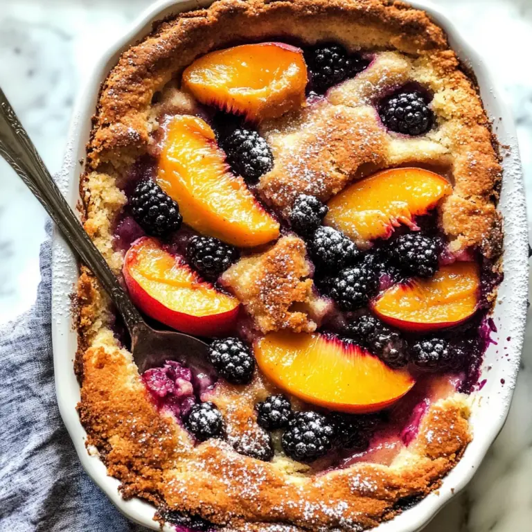 Grandma’s Blackberry Peach Cobbler Recipe